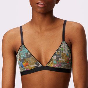 Parade Flirty Lace Touch Triangle Bralette in Disco, Size 2+, Never Worn